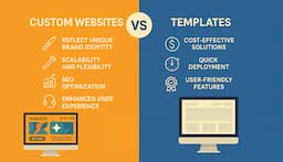 Custom Vs. Template Website Design: Which one is The Right Choice
